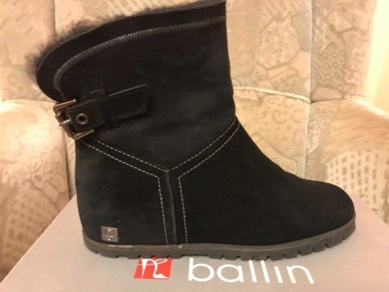 Damen Ballin Stiefel Schwarz 40