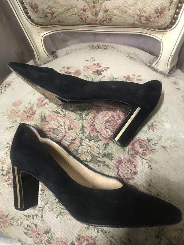 Women Ballin Heels Black Suede 39.5