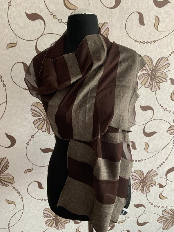 Femme DKNY Écharpe Marron Taille Unique
