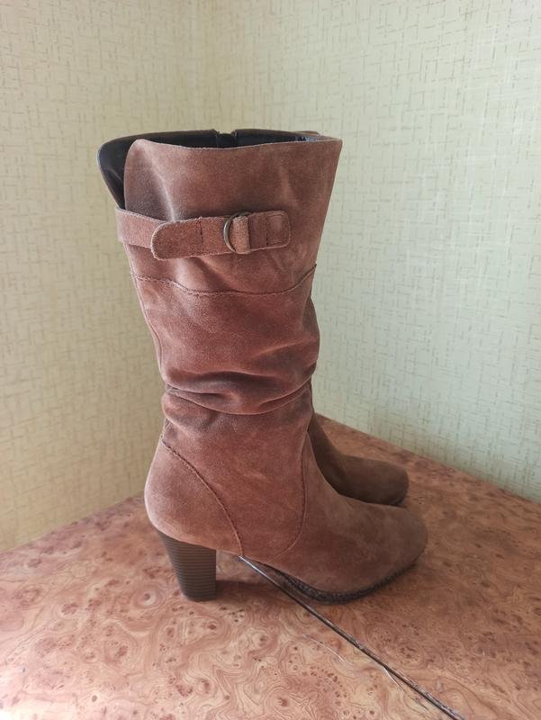 Женские AMI Сапоги Коричневый Замша 41