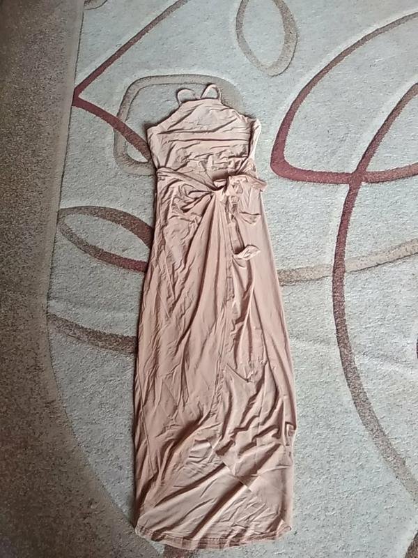 Женское Club Monaco Платье Бежевый Эластан 36 / S