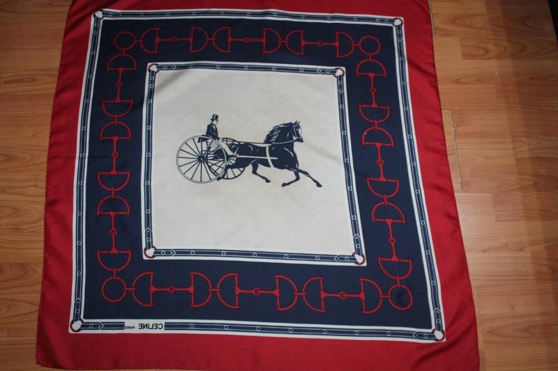 Женский Celine Платок Красный Один размер