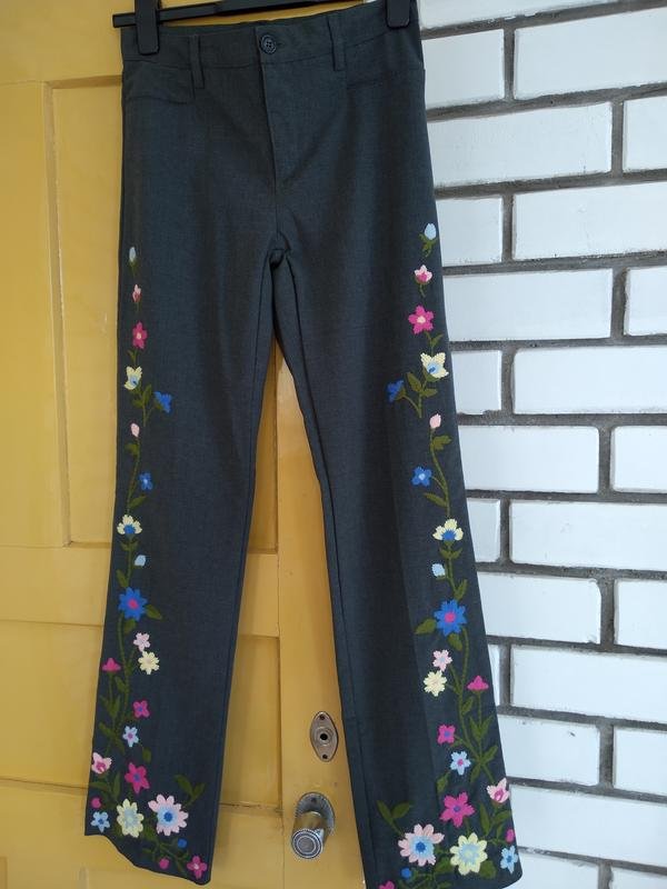 Женские Moschino Jeans Брюки Разноцветный Вискоза