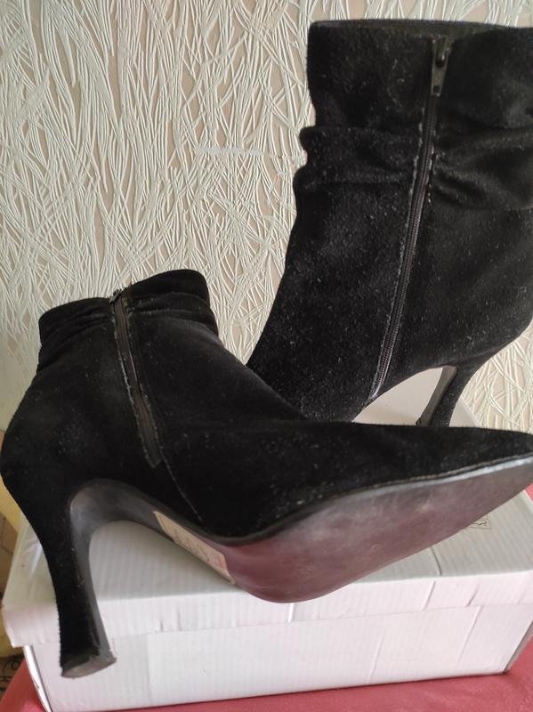 Женские Ботильоны в стиле Dior Чёрные Замша 39