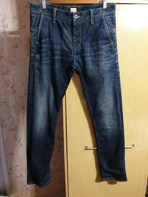 Мужские Hugo Boss Джинсы Серый Хлопок 30 / S / 44