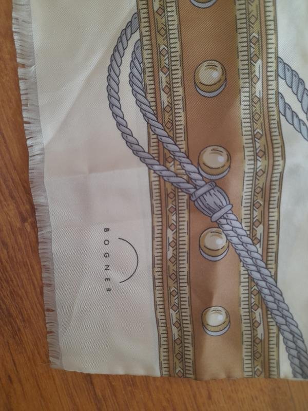 Унисекс Bogner Шарф Разноцветный Шелк Один размер