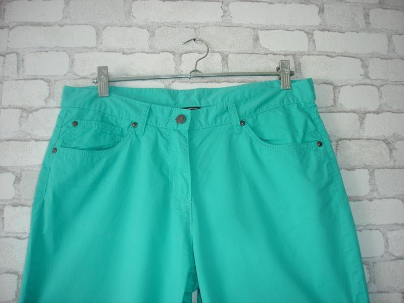 Women ARTIOLI Trousers Turquoise Cotton 44 / XXL /