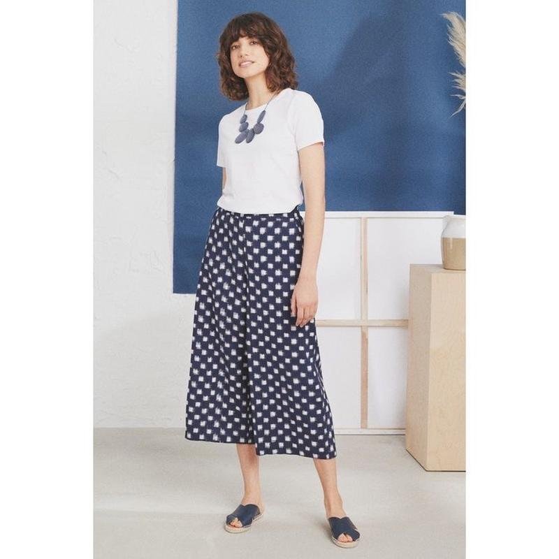 Women Cinque Skirt Blue Viscose 48