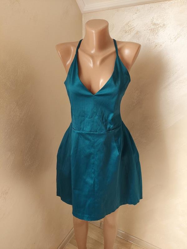 Damen Herno Kleid Türkis Polyester 40 / L / 48