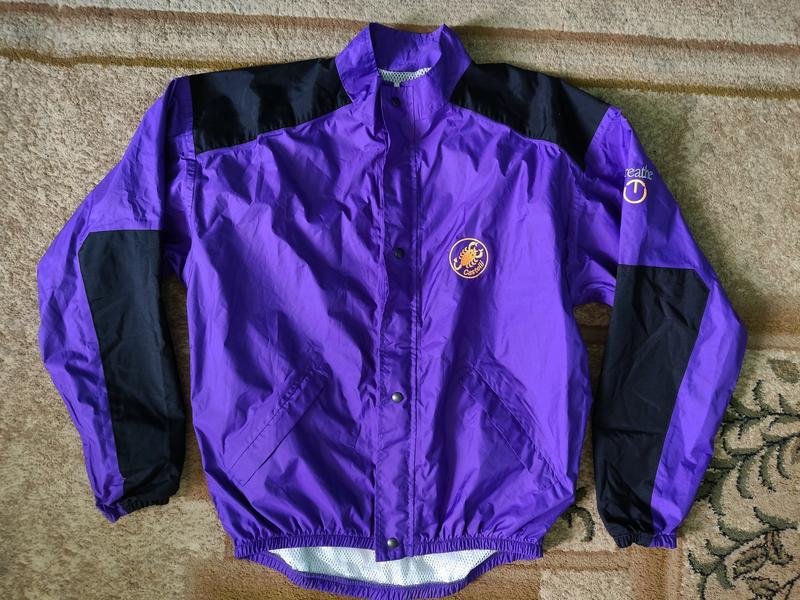Homme Castelli Veste Violet Polyester 40 /L / 48