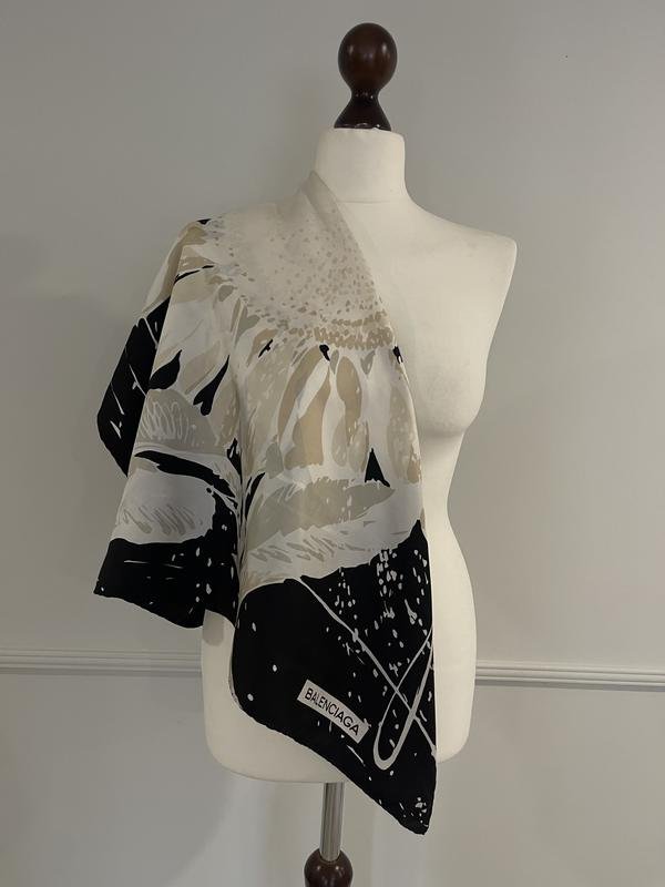 Women Balenciaga Scarf White One size