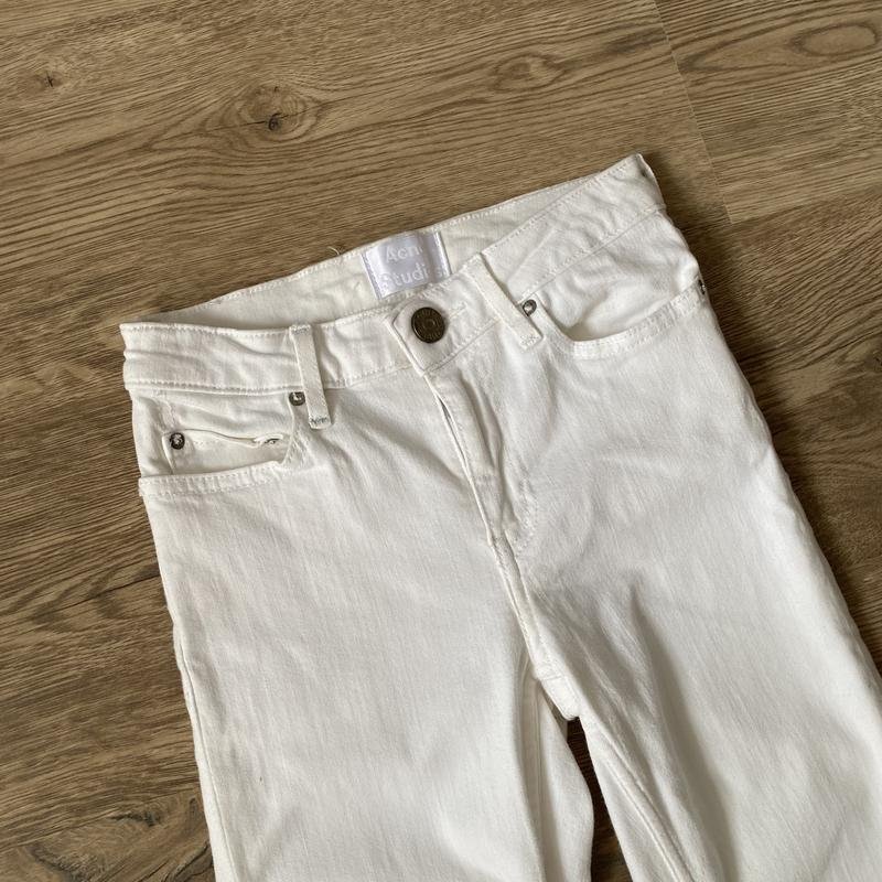 Femme Acne Studios Jeans Blanc 24 / XXS