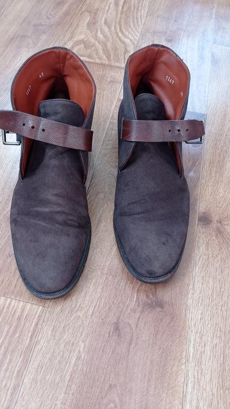 Herren Etro Stiefel Braun Wildleder 43