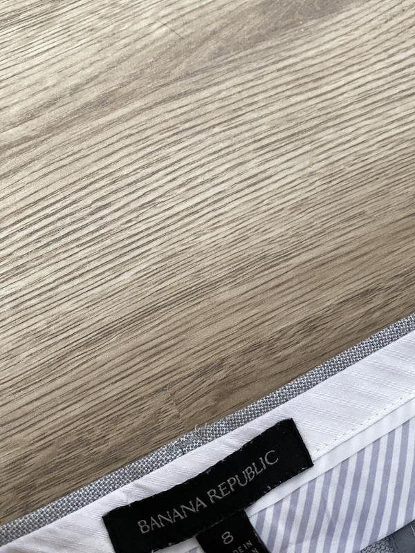 Men Banana Republic Trousers Grey Viscose 32