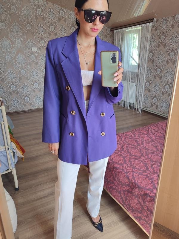 Женский Dior Пиджак Фиолетовый 36 / S / 44