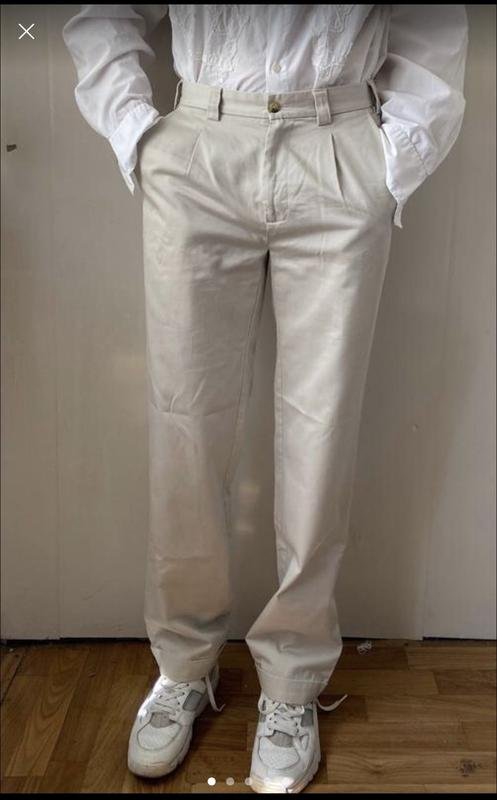 Herren Ash Hose Beige Baumwolle 32 / M / 46