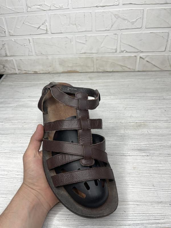 Мужские Dune Сандалии Коричневый Кожа 44