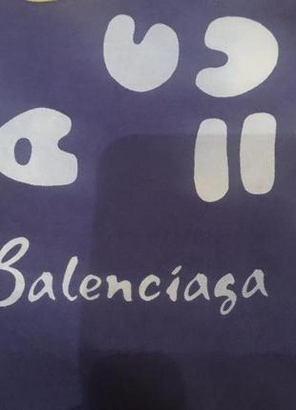 Women Balenciaga Scarf Purple Silk One size