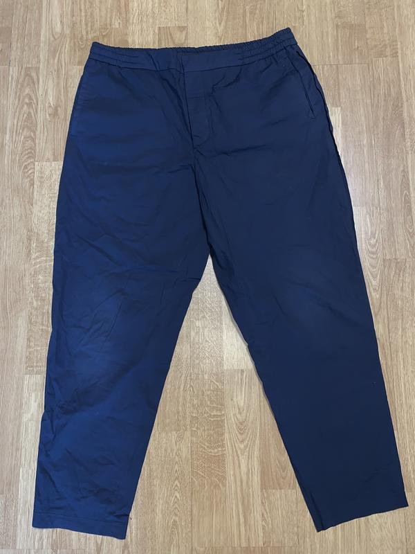 Homme VENEZIA Pantalon Bleu Marine Coton 34 / L /
